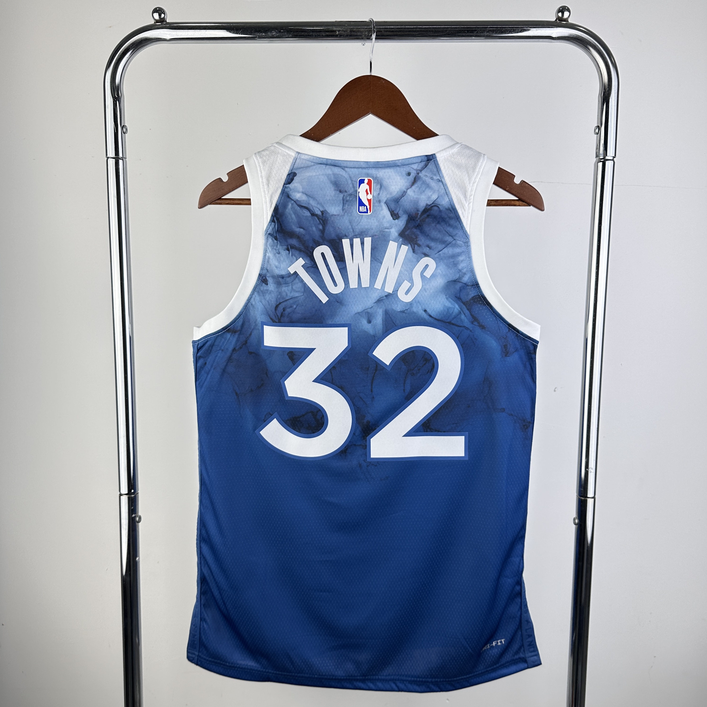 Men Minnesota Timberwolves 32 Towns Blue City Edition Nike 2024 NBA Jersey